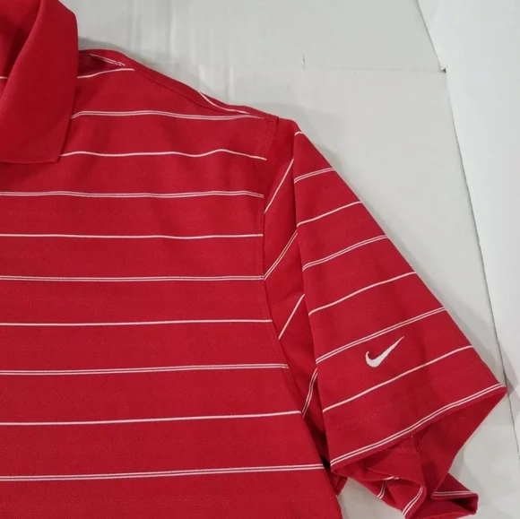 Nike Golf Dri-Fit Tech Core Stripe Polo Shirt Men Size XL - Picture 3 of 6